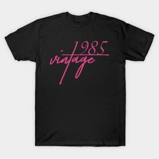 1985 Vintage. 35th Birthday Cool Gift Idea T-Shirt